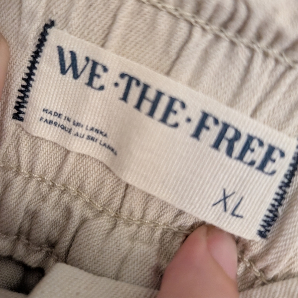Free People Cream Cropped Jeans size 16 - Picture 7 of 8